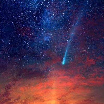 庞士-布鲁克斯彗星方向相反的尾巴